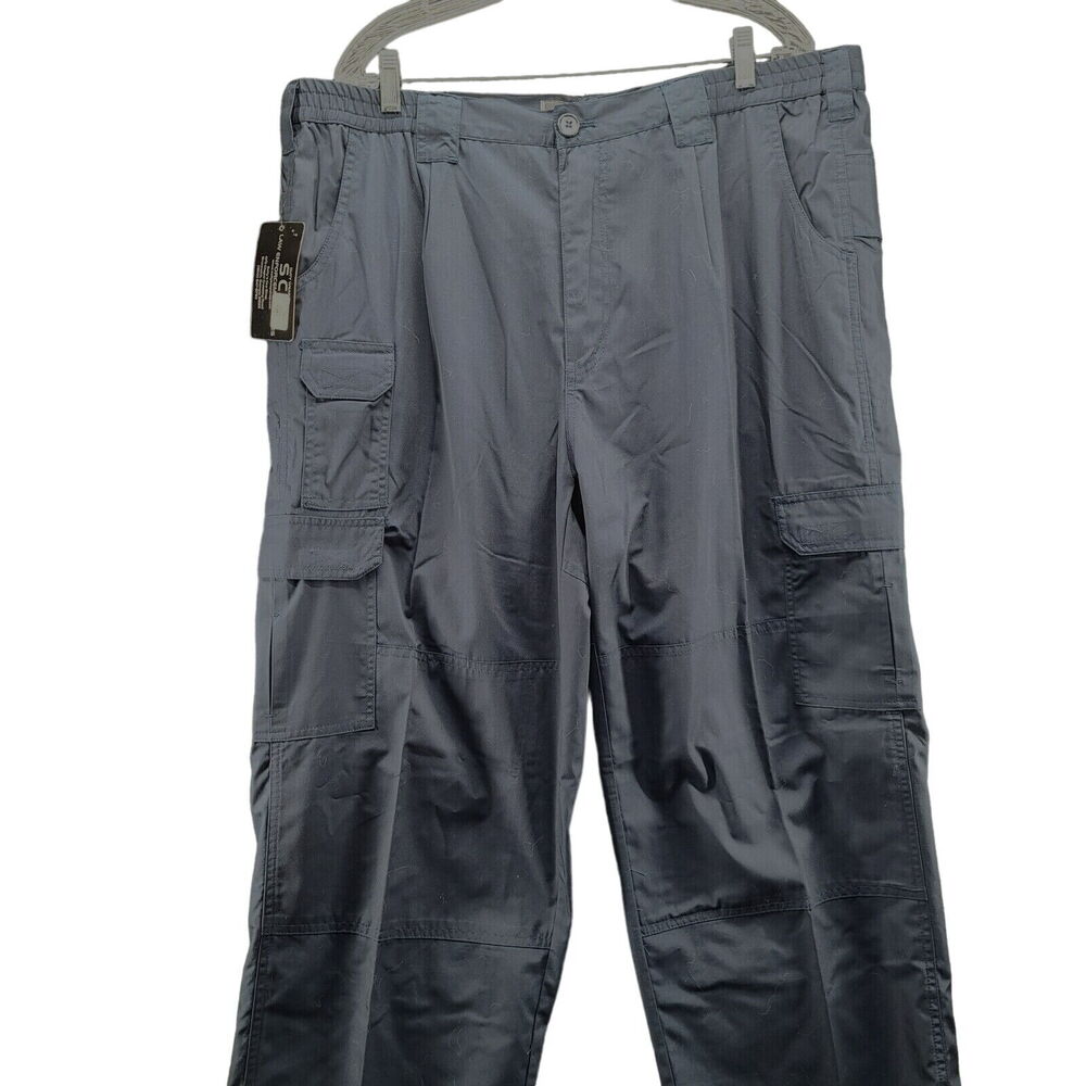 SCS Law Enforcement Series Mens Pants Blue Size 42 Polyester Blend Button Zip